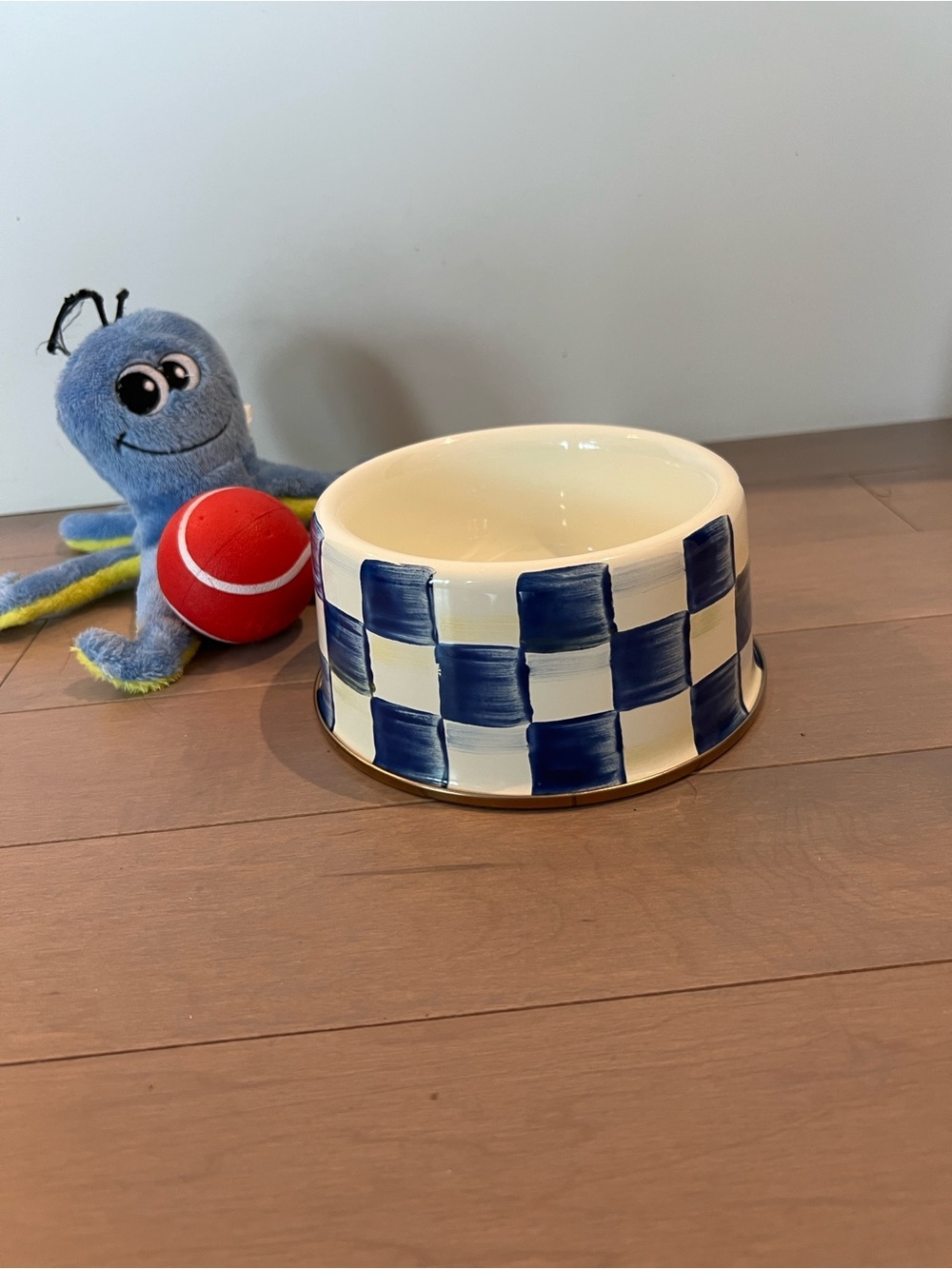 🎉Host Pick🎉MacKenzie-Child’s Medium Royal Check Pet Dish/Bowl